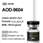 AOD-9604 peptide vial for research