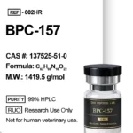 BPC-157 peptide vial for research