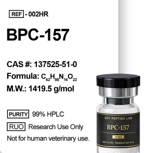 BPC-157 peptide vial for research