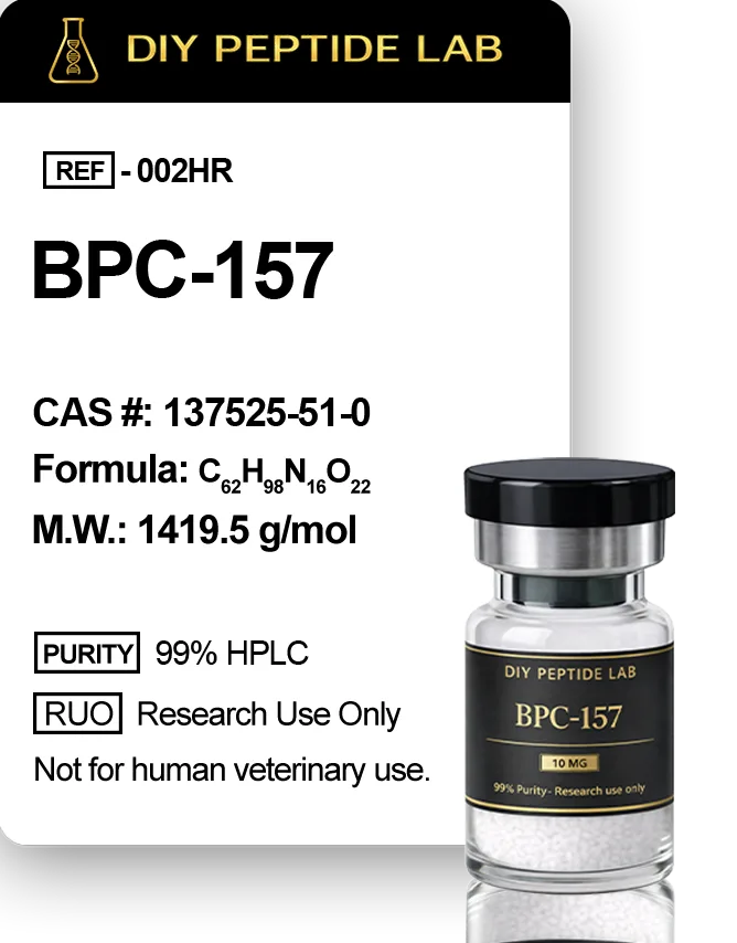 BPC-157 peptide vial for research