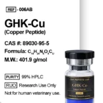 GHK-Cu peptide vial for research