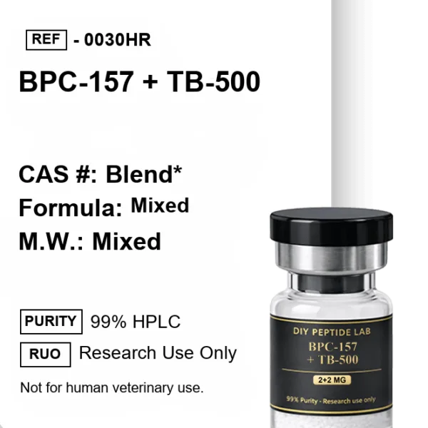 BPC-157 and TB-500 peptide blend vial