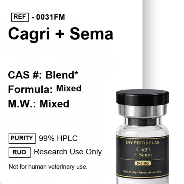CagriSema (Cagrilintide semaglutide) peptide blend vial