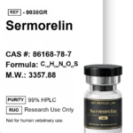 Sermorelin research peptide by DIY Peptide Lab